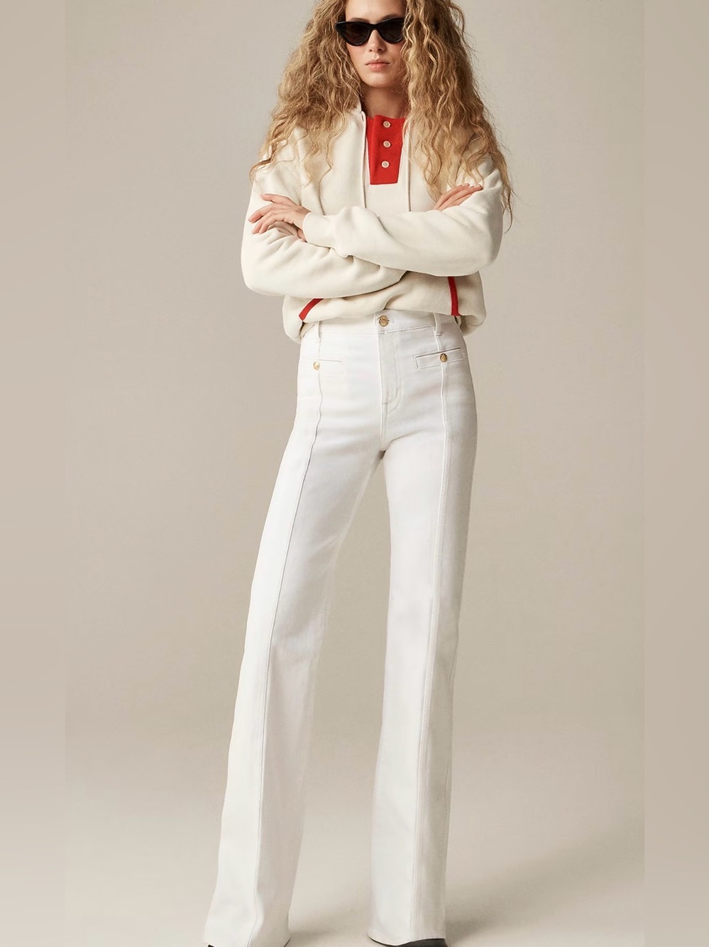 J CREW 27P New vintage flare jean CP911